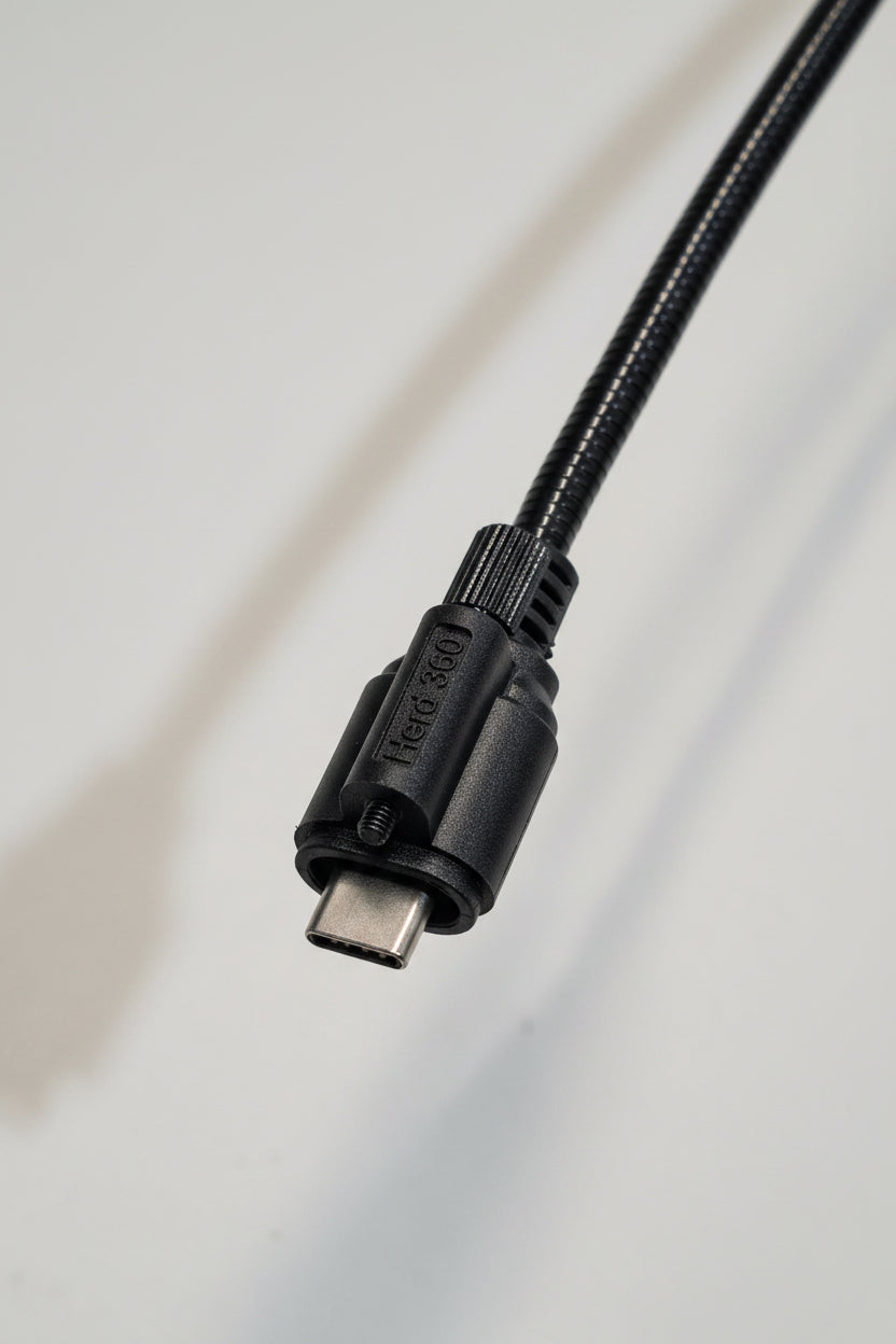Moultrie USB-C to 4.0x1.7 Chewproof Solar Power Cable