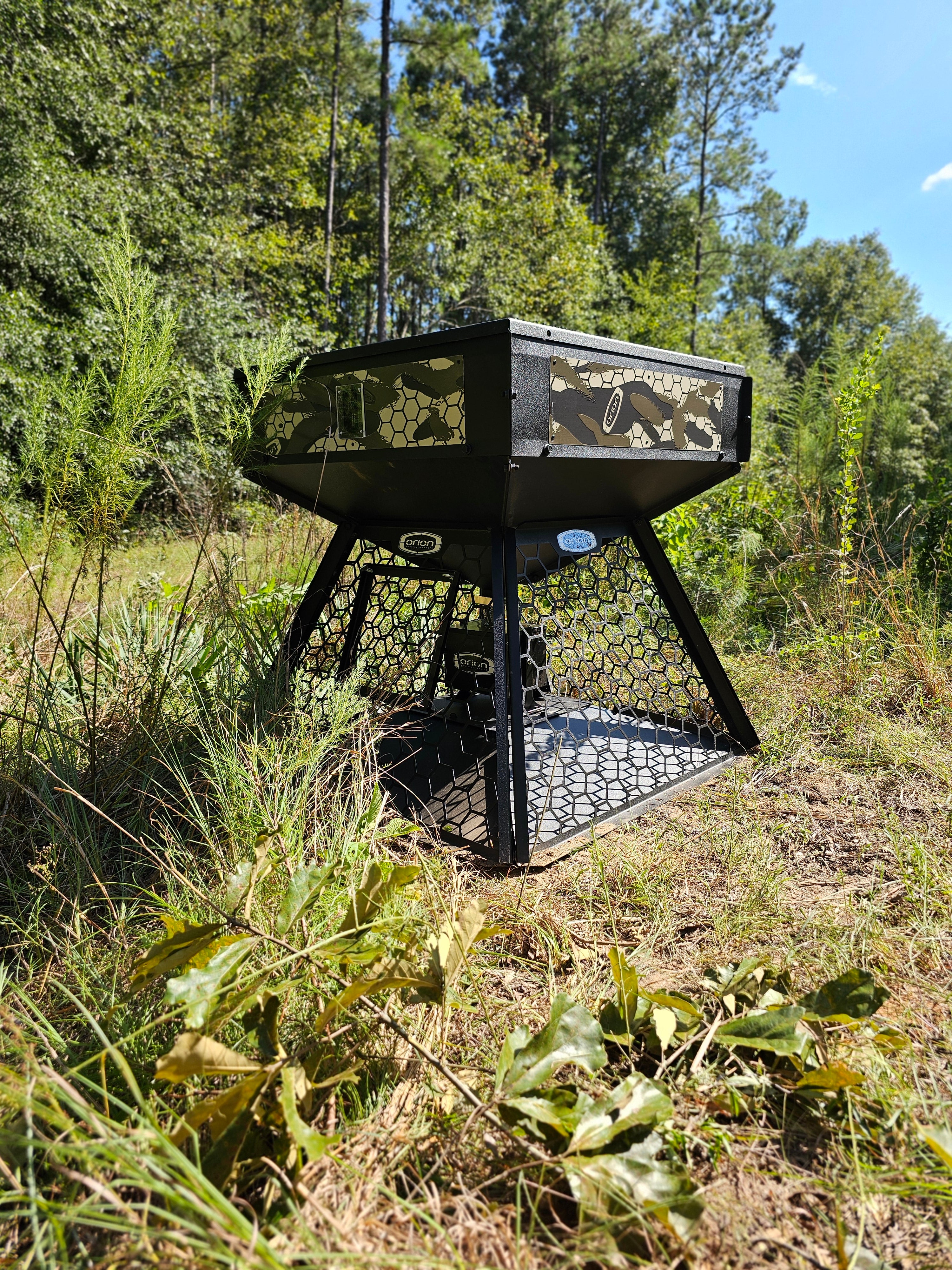 Orion Hunting Products Stand and Fill Modular Deer Feeder Free Freight for Feeder Orders Over $1249