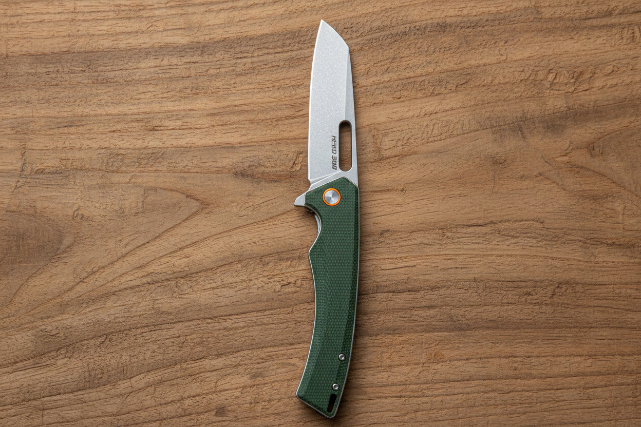 LL57 Folding Reverse Tanto Flipper Blade