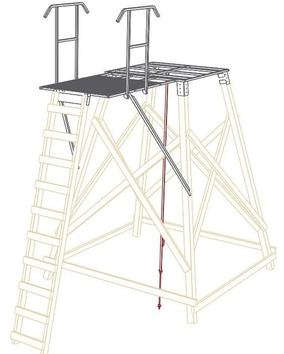 DIY DEER STAND PLATFORM KIT by Orion Hunting Products
