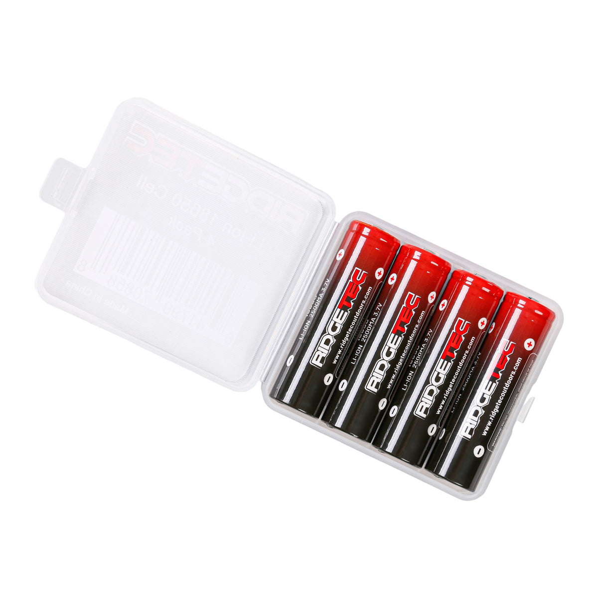 Ridgetec Outdoors Li-ion 18650 Cells (4-pack)
