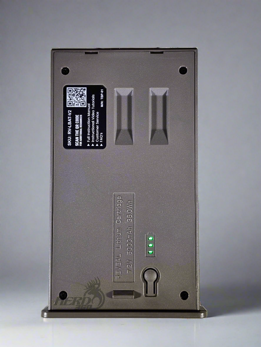 Tactacam Lithium Cartridge 4 Pack with Charging Station