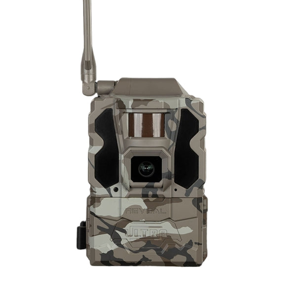 Reveal by Tactacam Ultra Cellular Trail Camera + Chewproof Cable + Herd 360 G2 Solar Power Pack Bundle