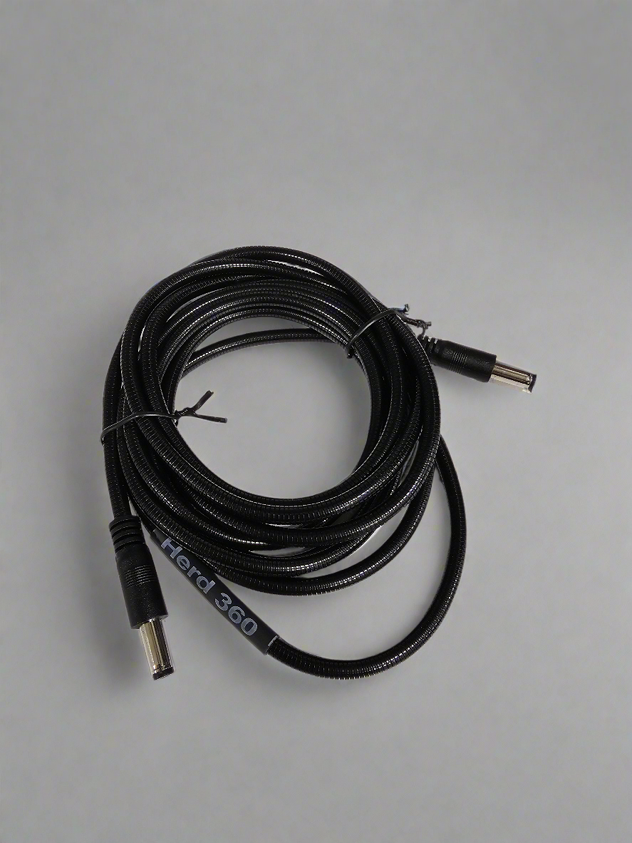 5.5x2.1m.1mm.1mm DC Plug to 5.5x2.1mm DC Plug Chewproof Power Cable 90" long