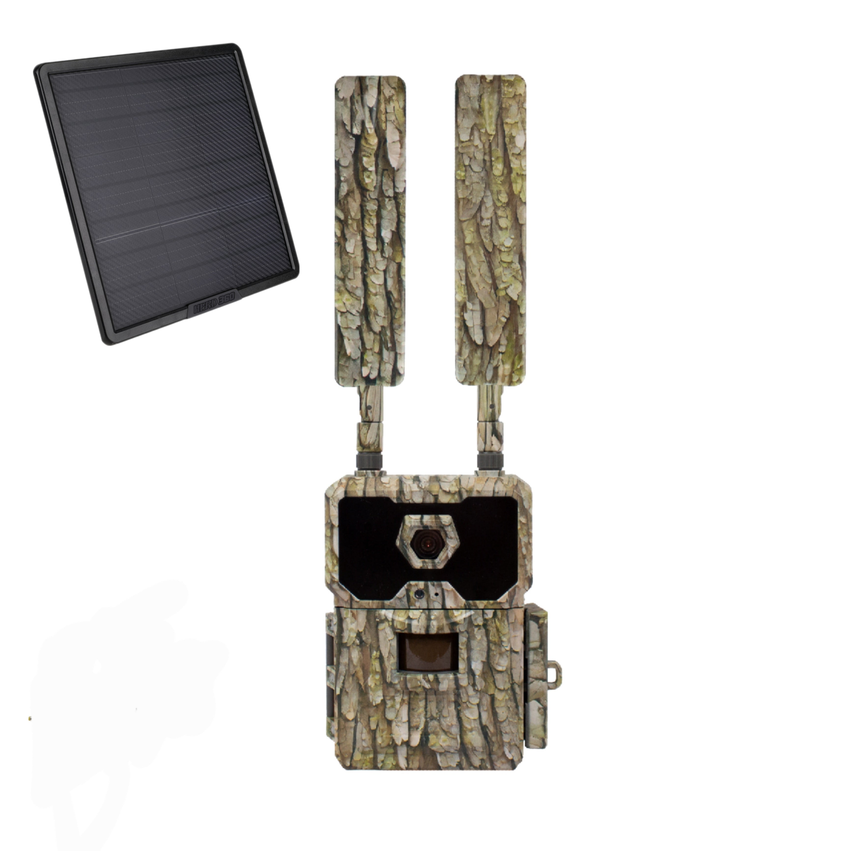WiseEye Data Cam 2 + G2 Solar Power Pack + Chewproof Cable Bundle