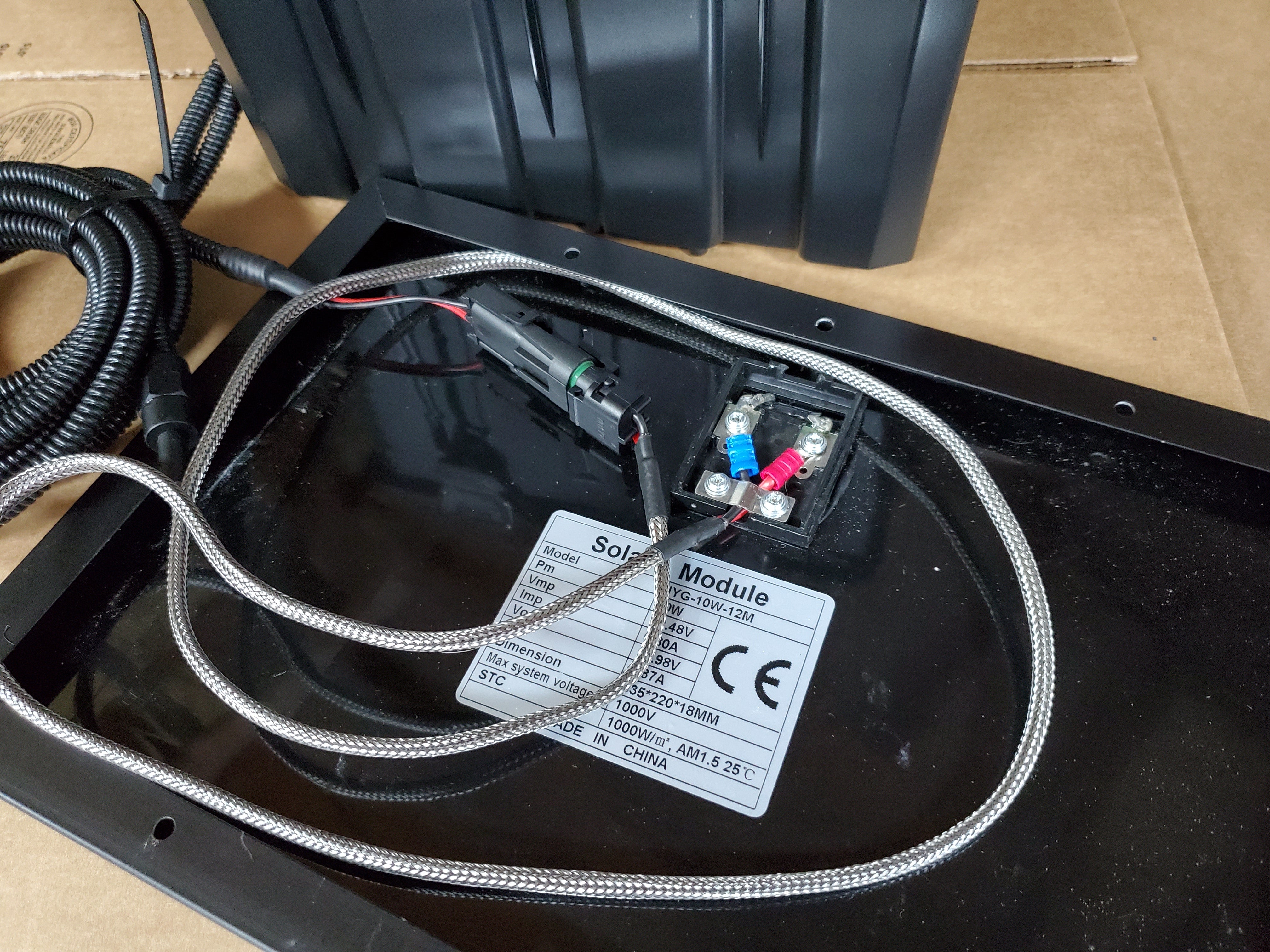 Herd 360 Spartan Gocam Battery Solar Quick Disconnect Pigtail