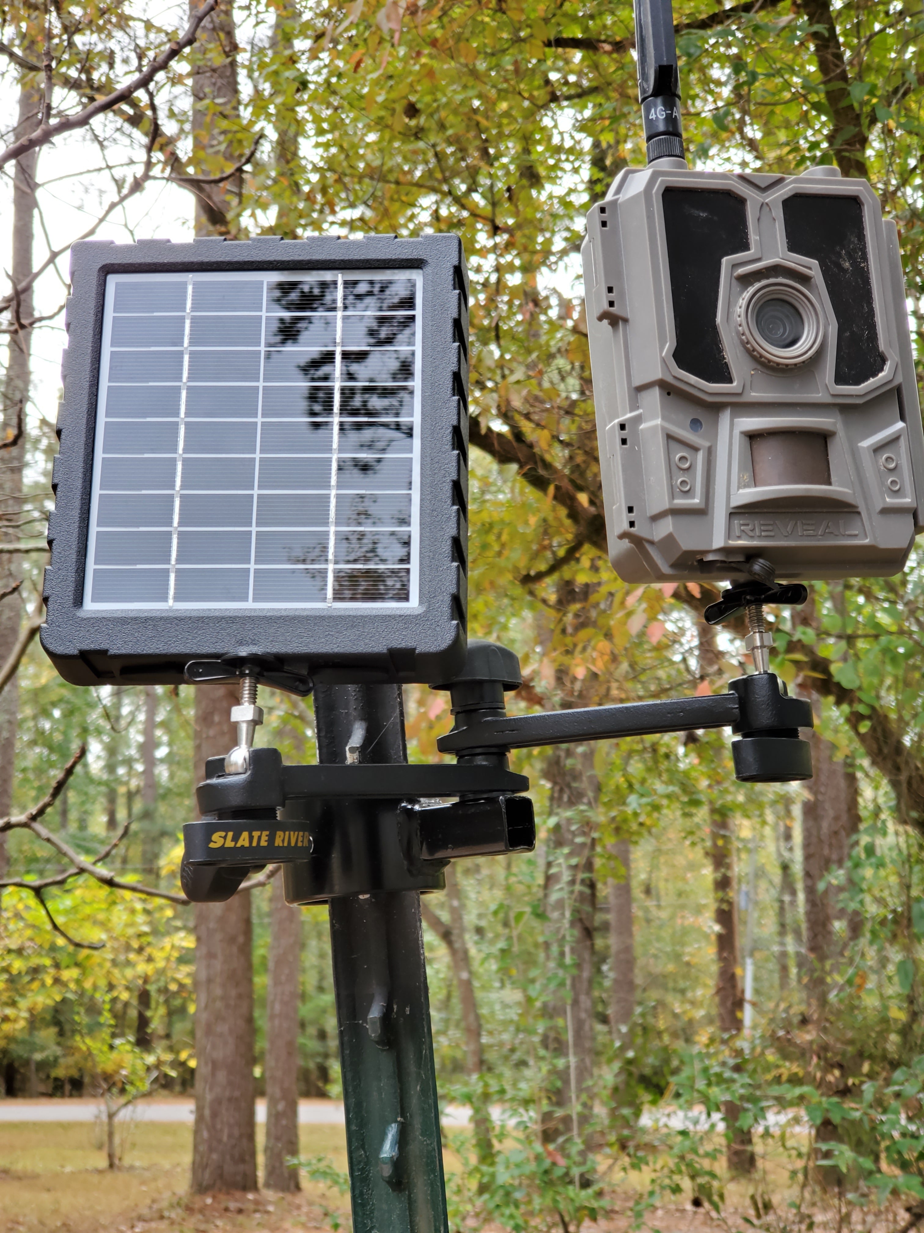 Slate River Dual Arm Mount TPost Mount