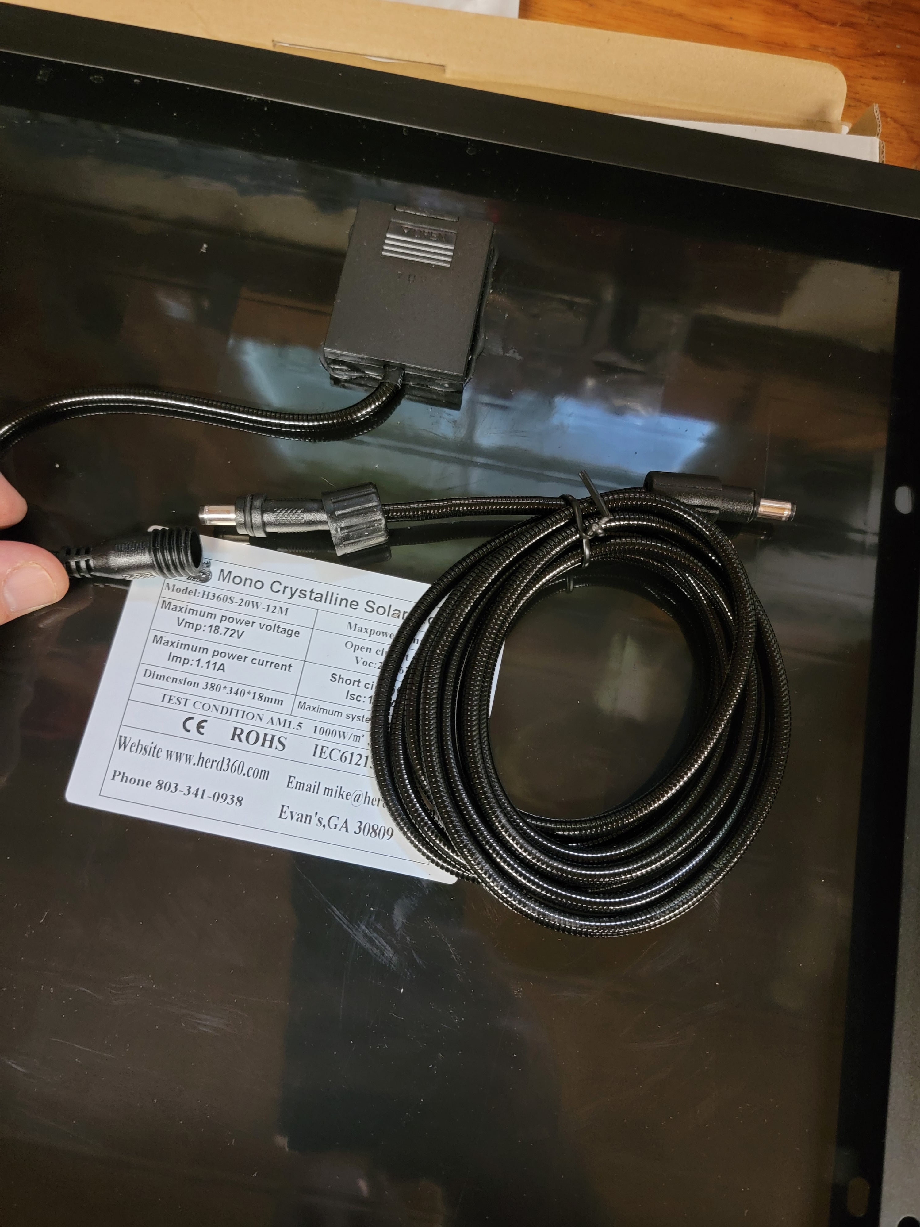 Spartan Ghost Golive Power Cable with Waterproof Quick Connect