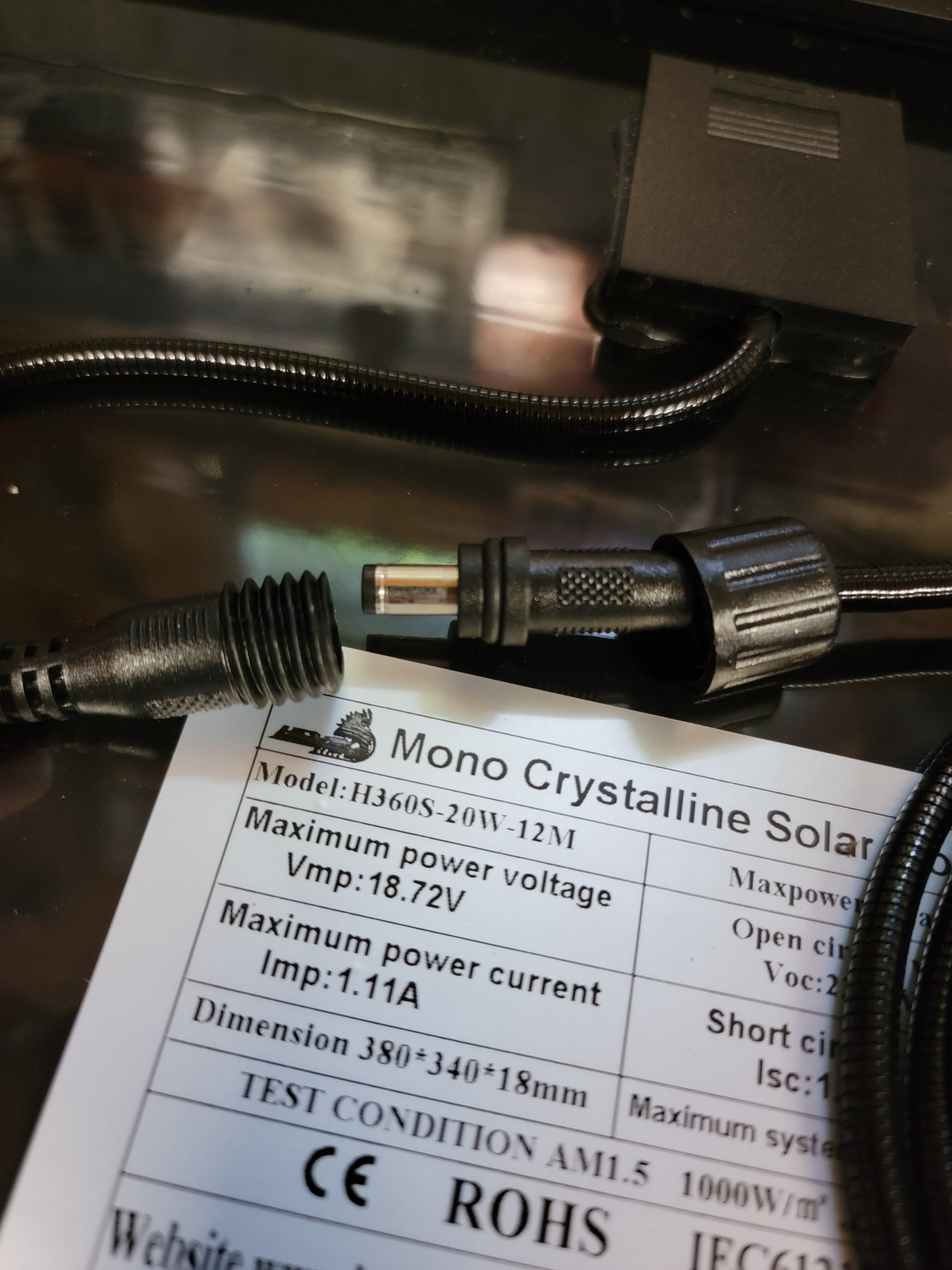 Spartan Ghost Golive Power Cable with Waterproof Quick Connect