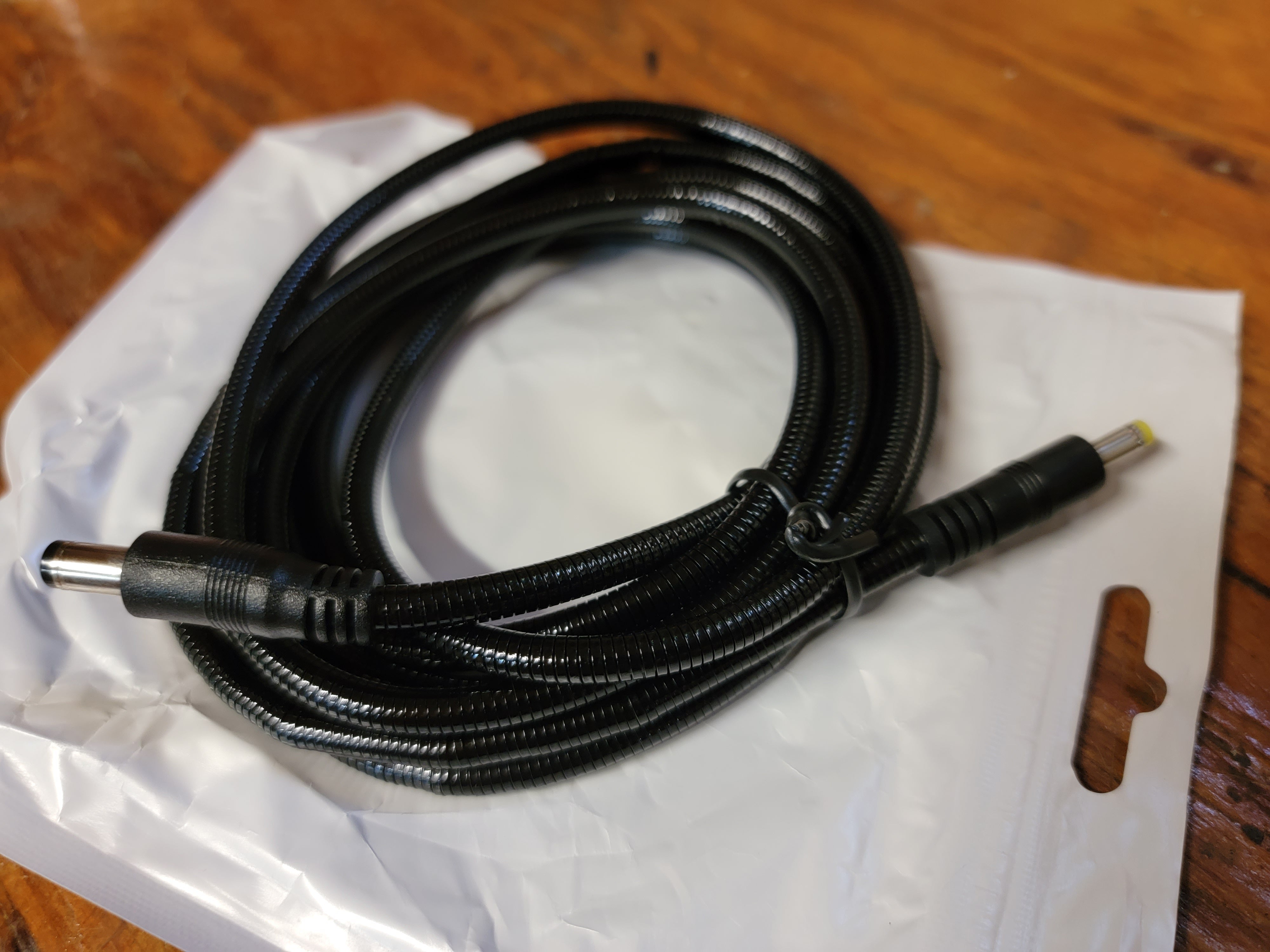 Chewproof Power Cable 5.5x2.1 to 4.0x1.7 Male DC Plug