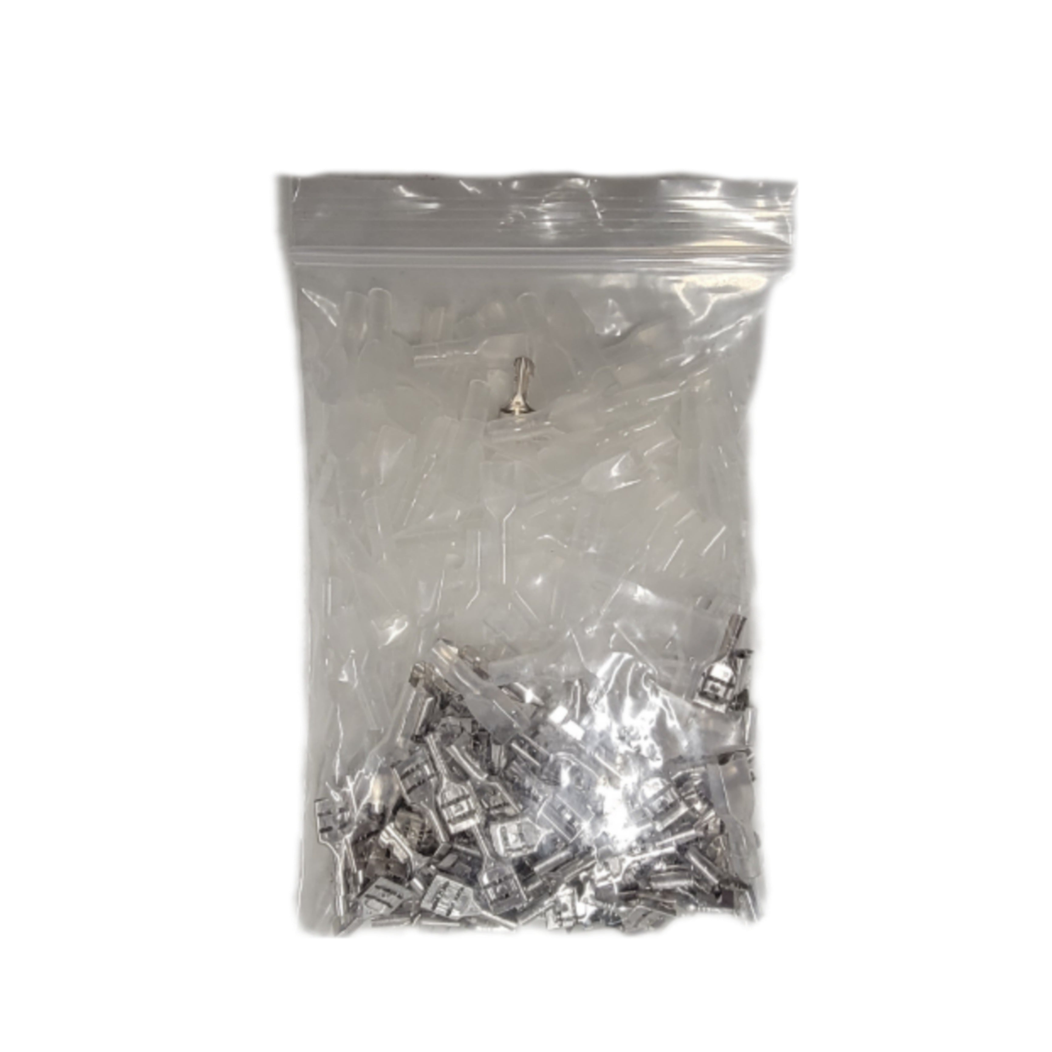 1/4" F2 Female Crimp Terminal with Insulating Sleeve 100pk