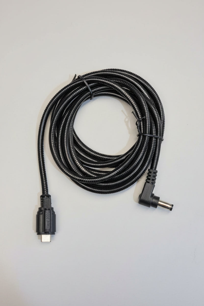 Moultrie USB-C to 5.5x2.1mm Chewproof Solar Power Cable