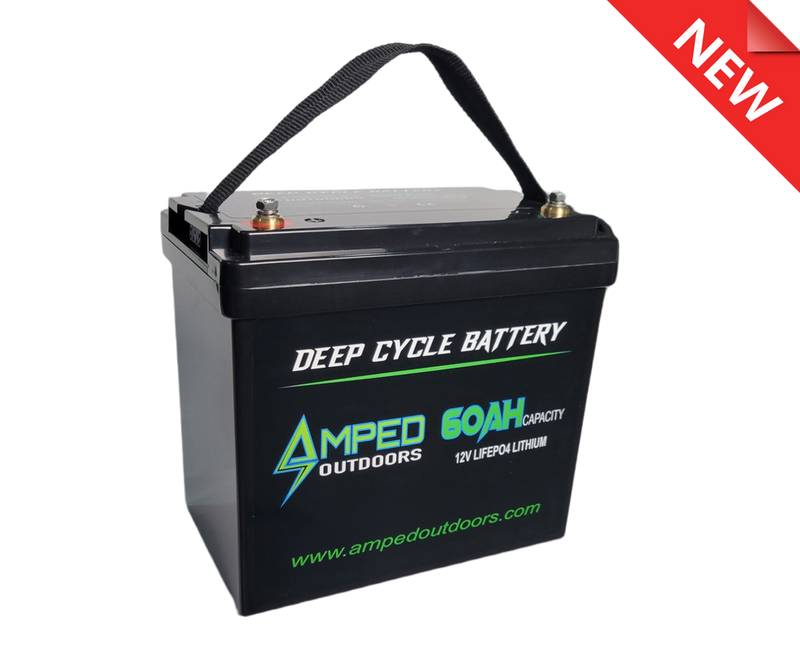 Amped Outdoors 60Ah Lithium (LiFePO4) Battery-Kayak Edition