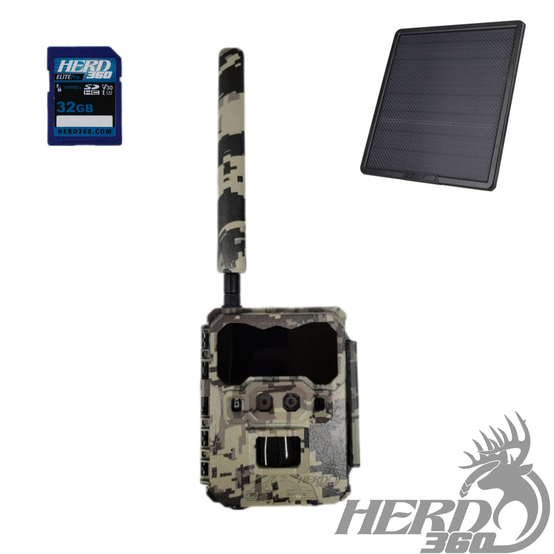 Black Gate R4g-Gen2 Cellular Trail Camera With Herd 360 Solar