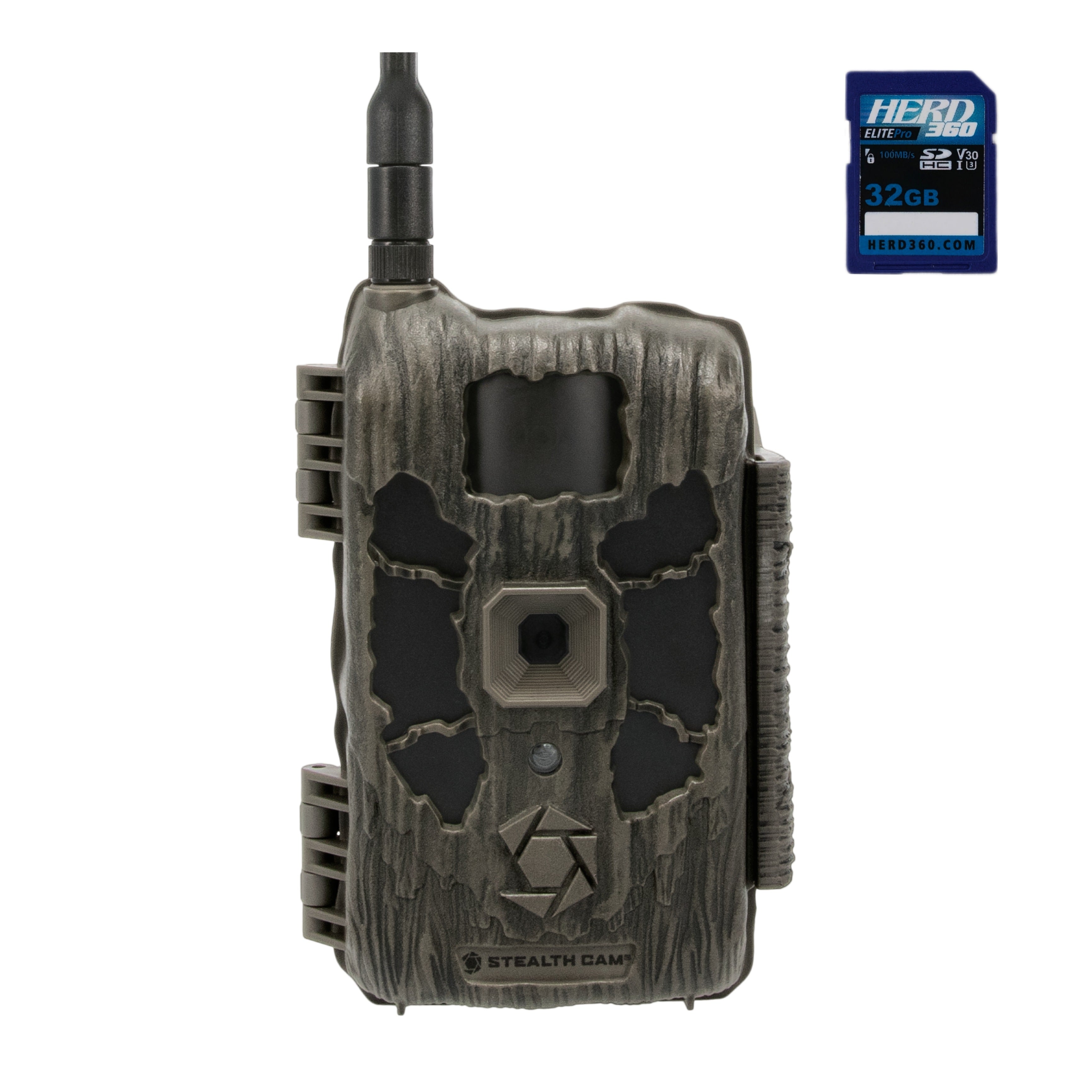 Stealth Cam Deceptor Cellular Trail Camera with Herd 360 U3 32gb SD card