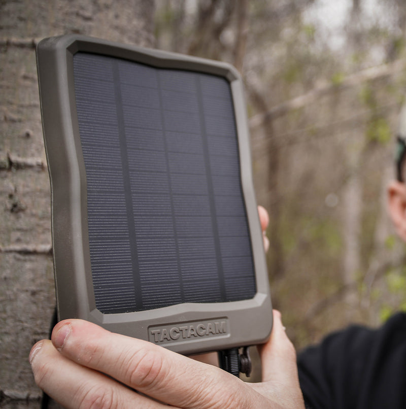 Tactacam Solar Panel with Armored Solar Cable
