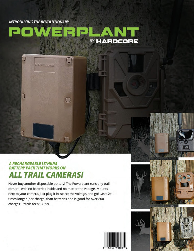 Power Plant by Hardcore Cycles. Trail camera 12v battery power for all trailcams 