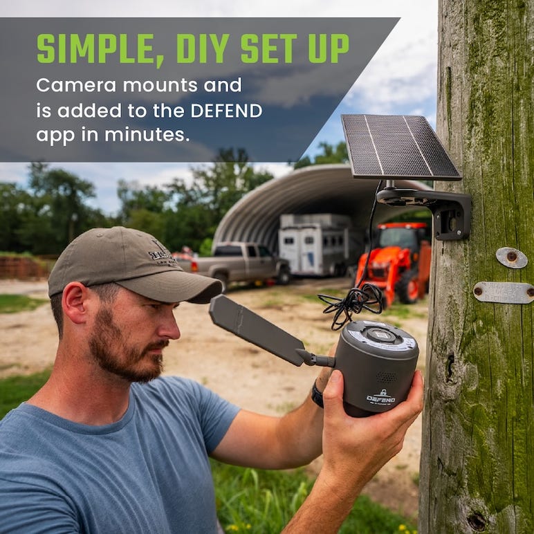 Defend 360 Defend 360 Cellular Security Camera | Tactacam