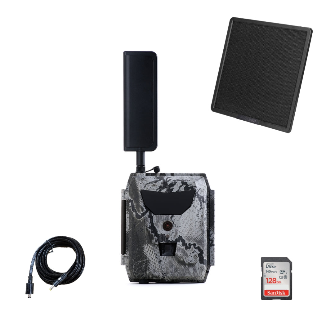 Spartan GoLive Camera + Herd 360 X3 Solar Panel + Sandisk 128GB SD Card Bundle