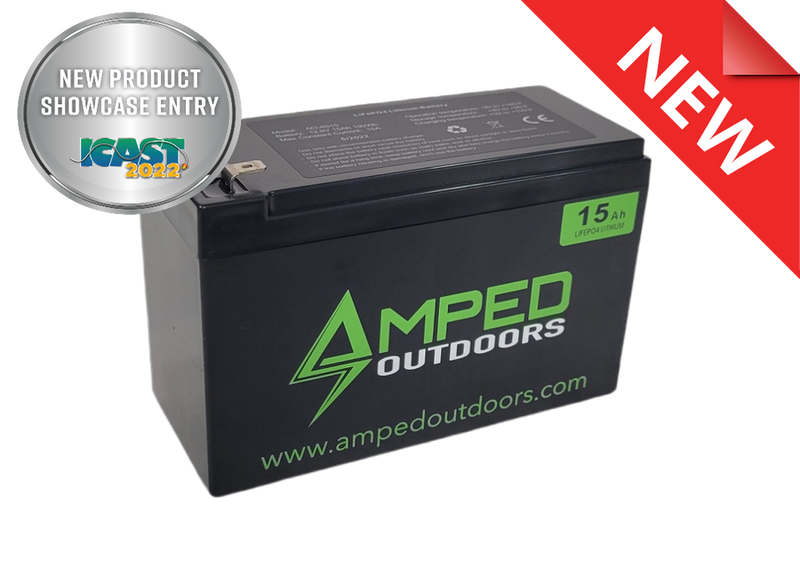 Amped Outdoors 15ah Lithium Battery (LifePo4)