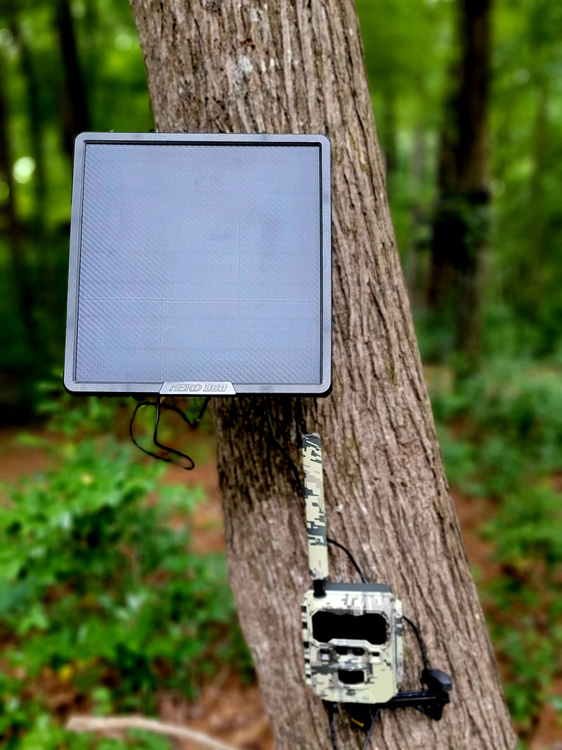 Solar panel for Tactacam Reveal, Reveal X, Reveal X Gen 2.0, Reveal XB, Spartan, Browning, Moultrie, Covert, Black Gate, Ridgetec