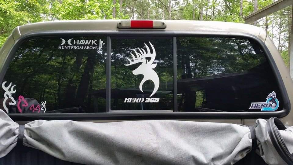 Large Herd 360 Buck Decal