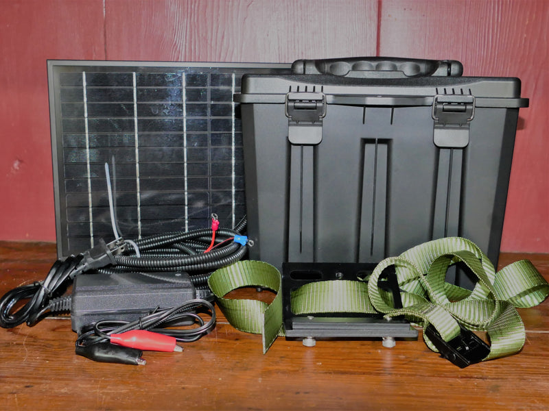 Spartan Battery Box, Solar Panel and Bracket Kit 6v Spartan/Covert