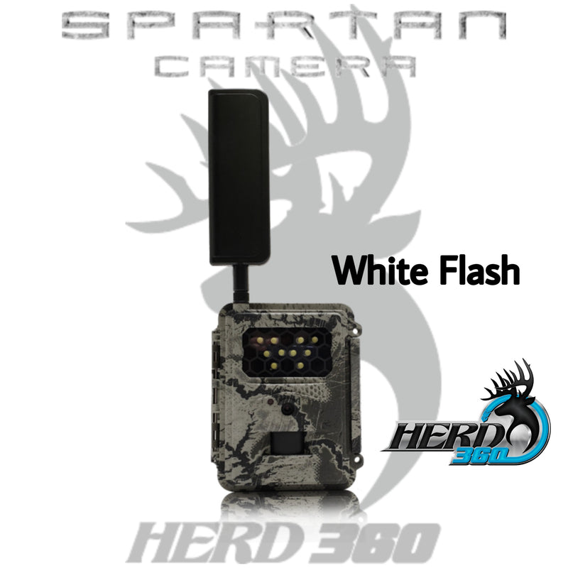 SPARTAN GOCAM ATT 4G/LTE WHITE FLASH Model: GC-A4Gc2