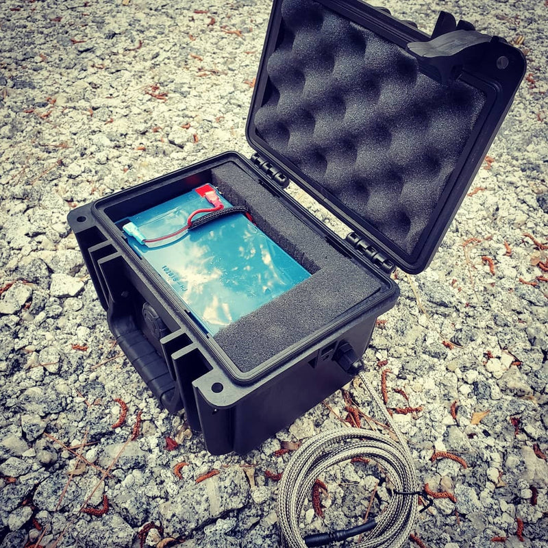 DIY Trail Camera External Battery Box Fit 5.5x2.1mm DC Plug