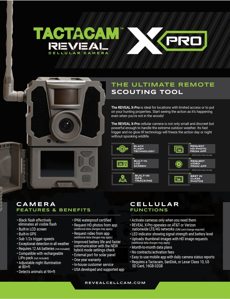 Tactacam Reveal X Pro