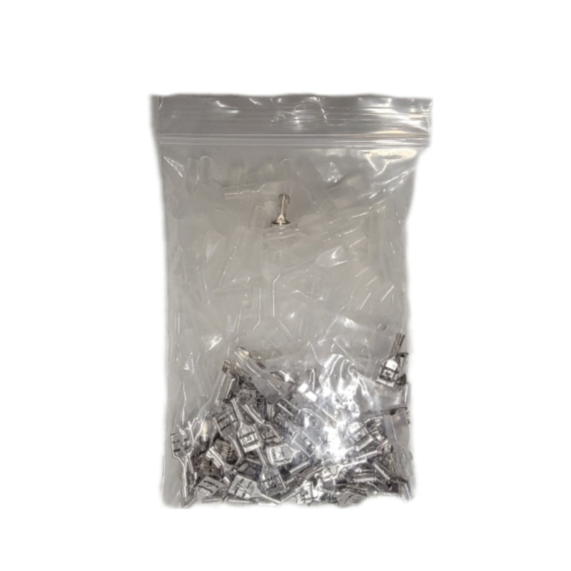 1/4" F2 Female Crimp Terminal with Insulating Sleeve 100pk