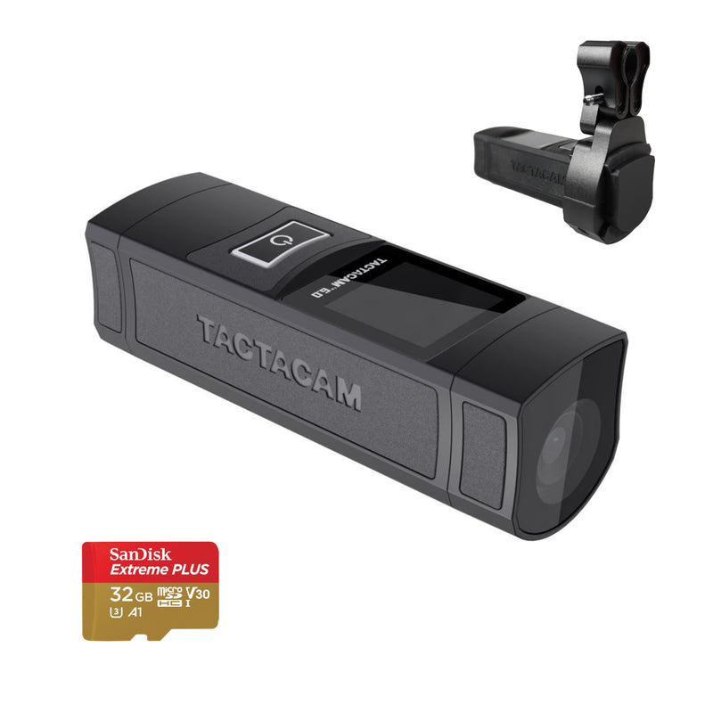 Tactacam 6.0 with clamp mount and SD card