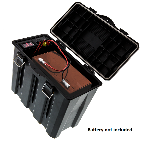 Spartan Battery Box, Solar Panel and Bracket Kit 6v Spartan/Covert